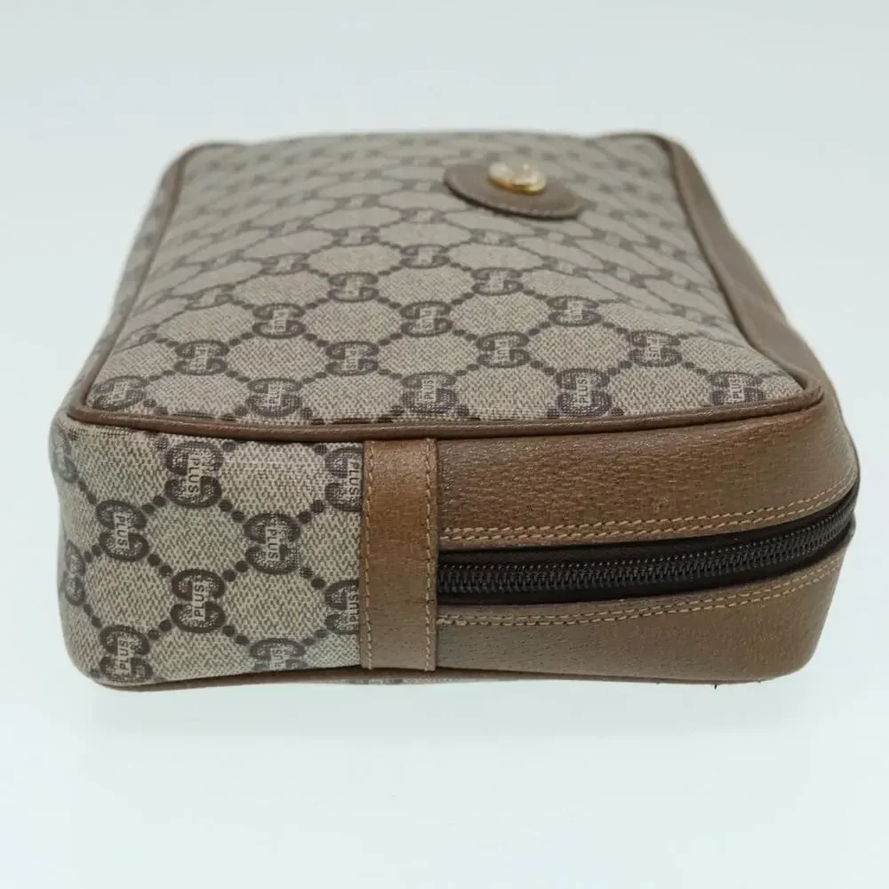 Gucci GG Plus Clutch Bag Beige